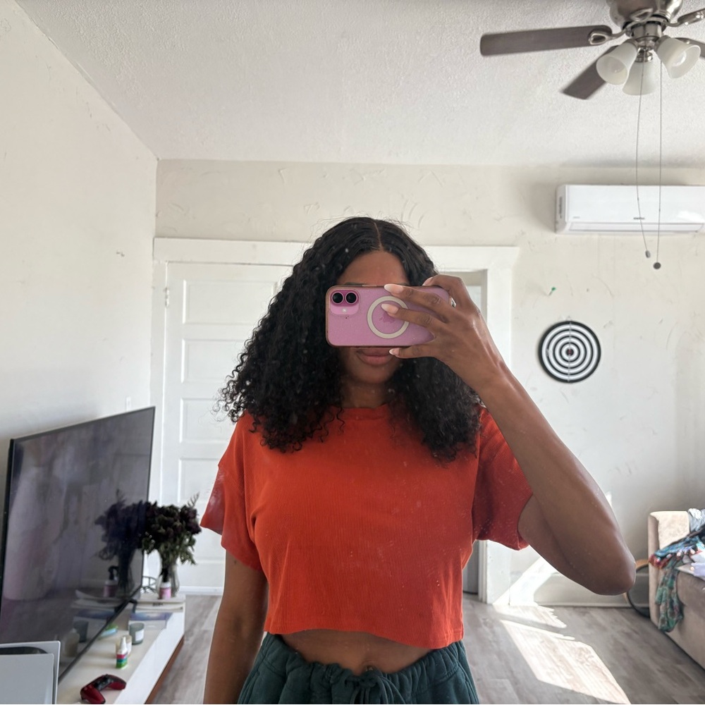 Riot Swim Lounge Top in Rich Red